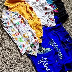 Short crop top shirt bundle